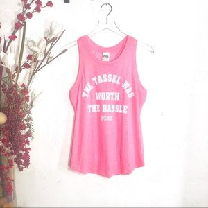 pink vs • tank top